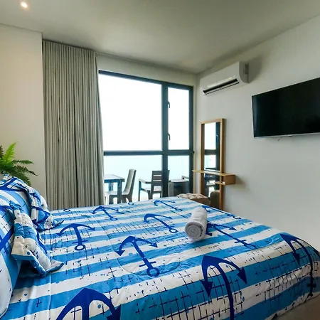 Apartamento Wow Ocean View, Rooftop Pool, Gym & Desk Cartagena